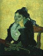 Vincent Van Gogh L Arlesienne painting